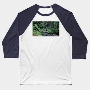 Silver Falls State Park Oregon Baseball T-Shirt